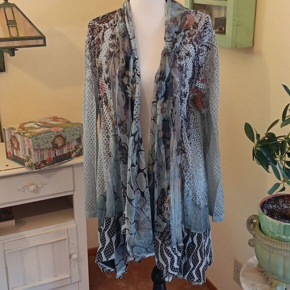 Funsport Sleer Patchwork Jacket. Boho, Fairycore, Whimsigoth - Picture 1 of 12